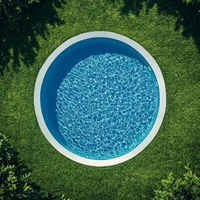 Poolside artificial grass installation in Dallas
